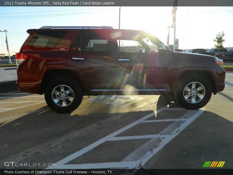 Salsa Red Pearl / Sand Beige Leather 2011 Toyota 4Runner SR5
