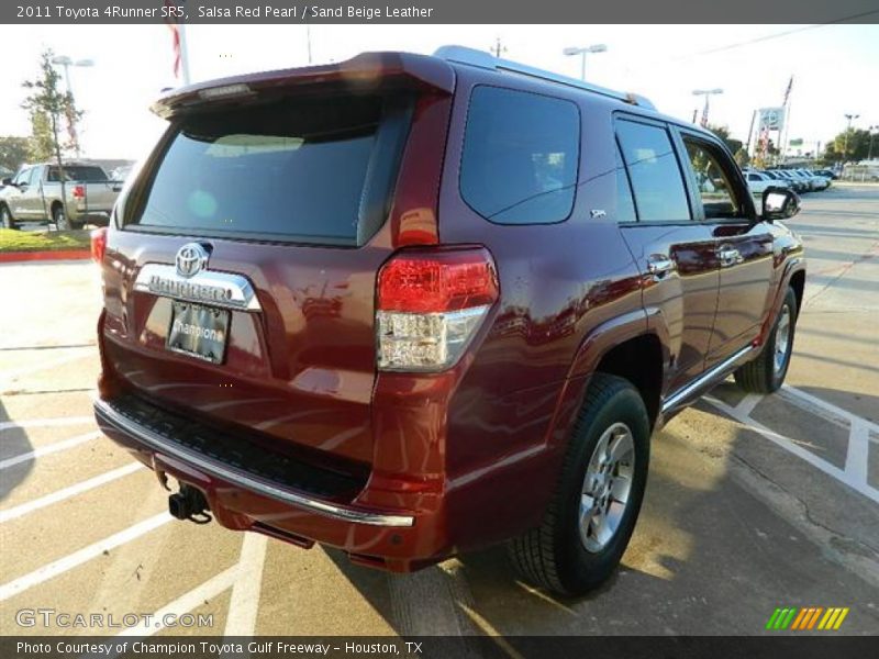 Salsa Red Pearl / Sand Beige Leather 2011 Toyota 4Runner SR5