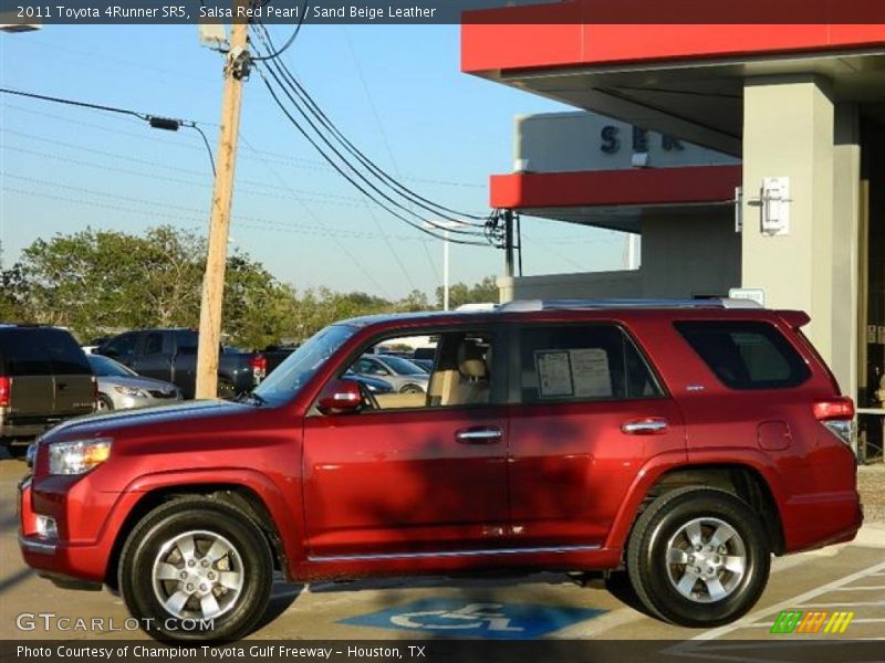 Salsa Red Pearl / Sand Beige Leather 2011 Toyota 4Runner SR5