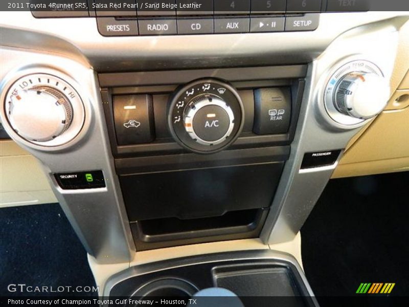 Salsa Red Pearl / Sand Beige Leather 2011 Toyota 4Runner SR5