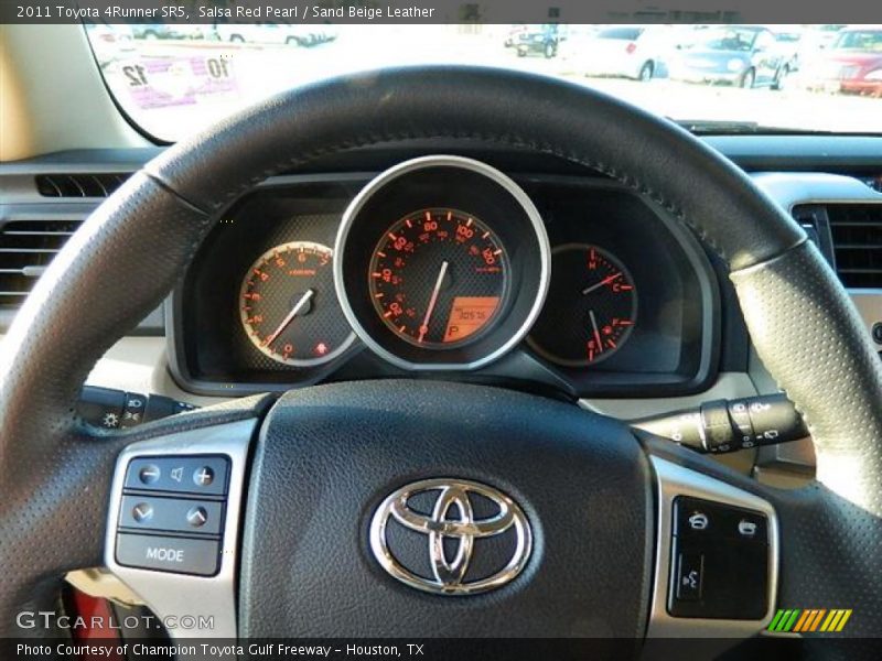 Salsa Red Pearl / Sand Beige Leather 2011 Toyota 4Runner SR5