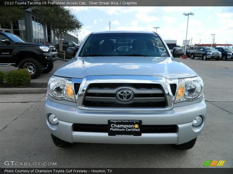 Silver Streak Mica / Graphite 2010 Toyota Tacoma V6 PreRunner Access Cab
