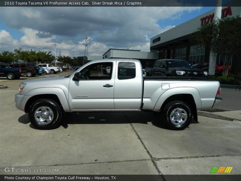 Silver Streak Mica / Graphite 2010 Toyota Tacoma V6 PreRunner Access Cab