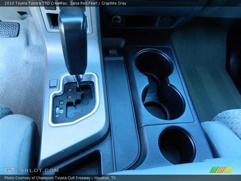 Salsa Red Pearl / Graphite Gray 2010 Toyota Tundra TRD CrewMax