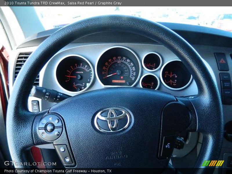 Salsa Red Pearl / Graphite Gray 2010 Toyota Tundra TRD CrewMax