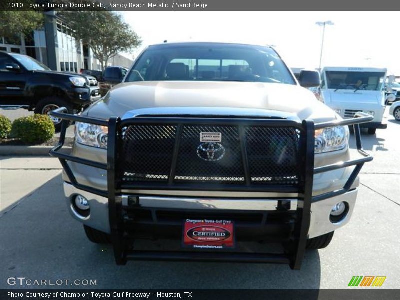 Sandy Beach Metallic / Sand Beige 2010 Toyota Tundra Double Cab
