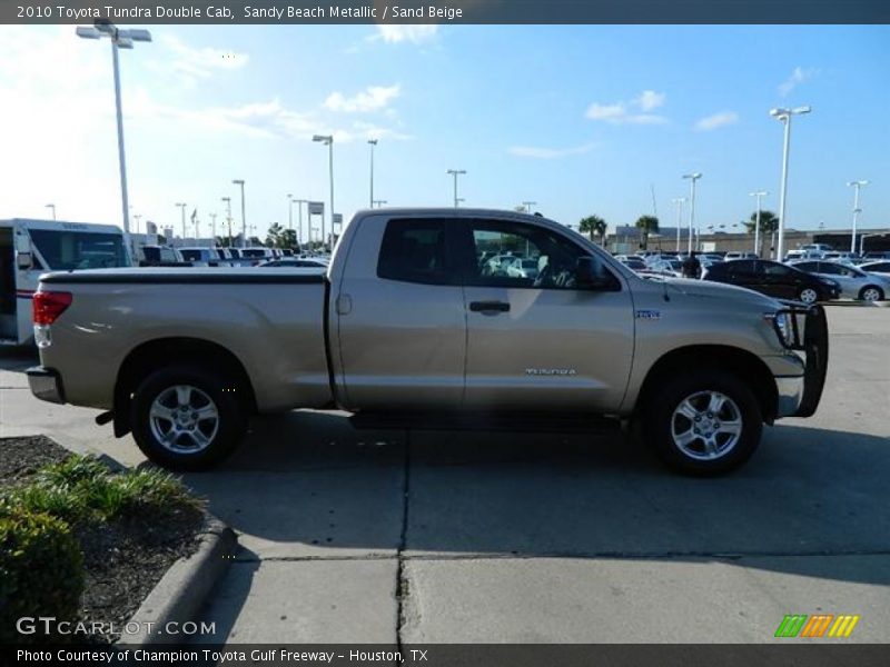 Sandy Beach Metallic / Sand Beige 2010 Toyota Tundra Double Cab