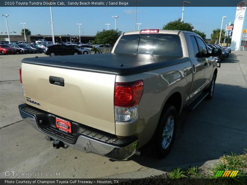 Sandy Beach Metallic / Sand Beige 2010 Toyota Tundra Double Cab