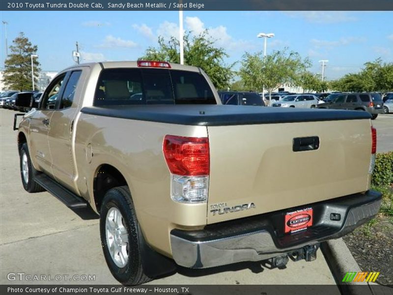 Sandy Beach Metallic / Sand Beige 2010 Toyota Tundra Double Cab