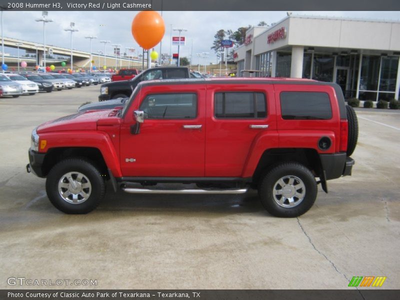 Victory Red / Light Cashmere 2008 Hummer H3