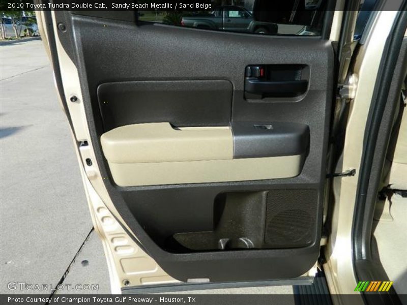 Sandy Beach Metallic / Sand Beige 2010 Toyota Tundra Double Cab