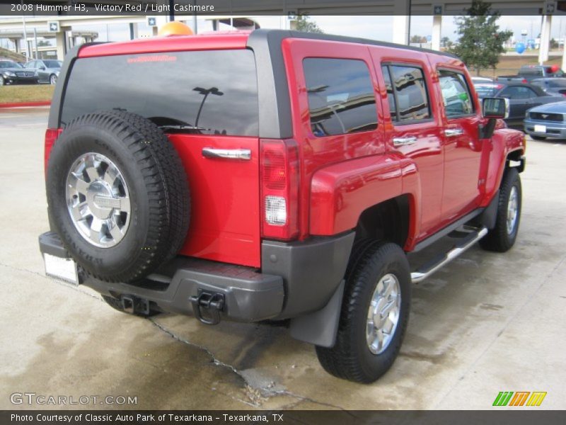 Victory Red / Light Cashmere 2008 Hummer H3