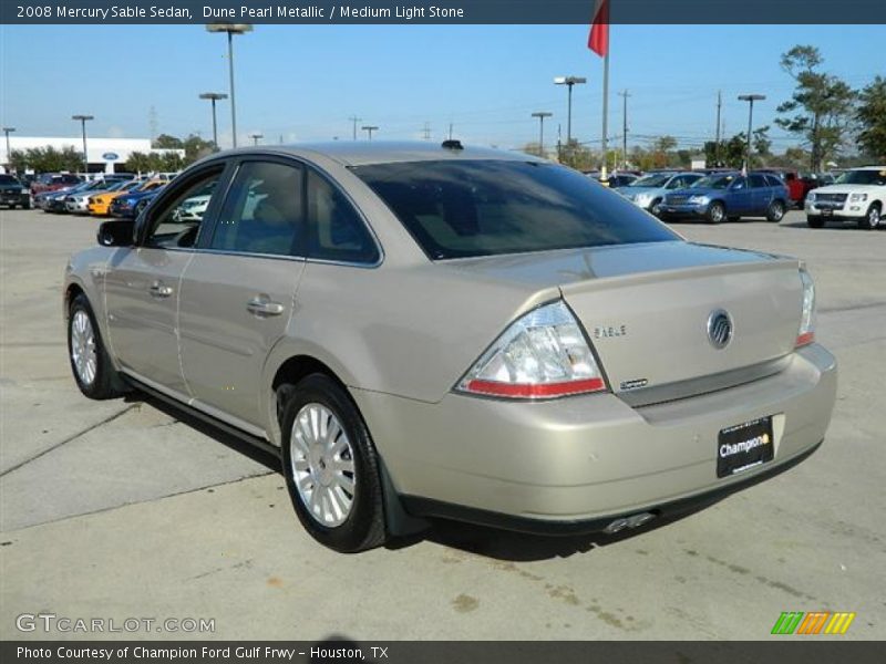 Dune Pearl Metallic / Medium Light Stone 2008 Mercury Sable Sedan