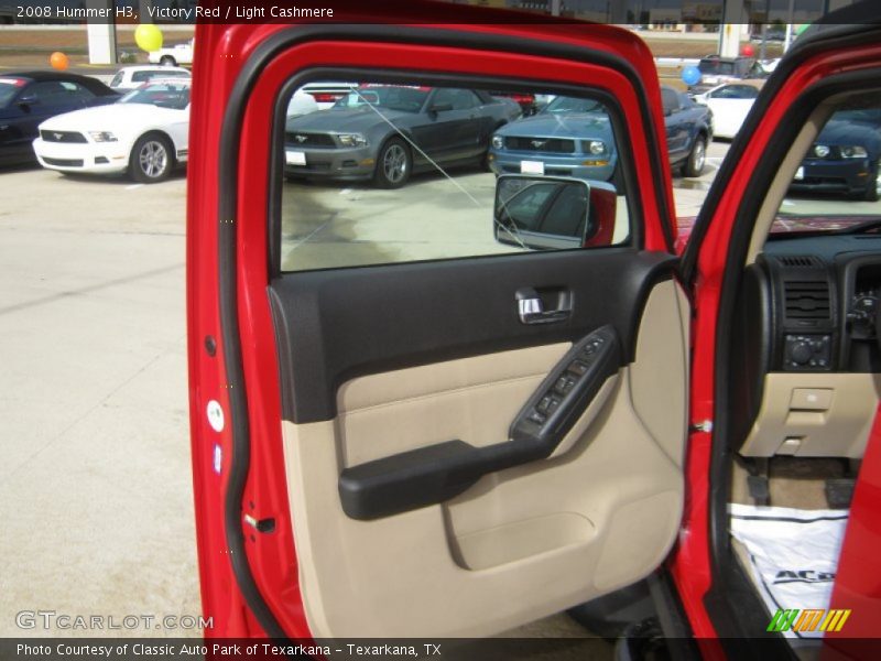 Victory Red / Light Cashmere 2008 Hummer H3