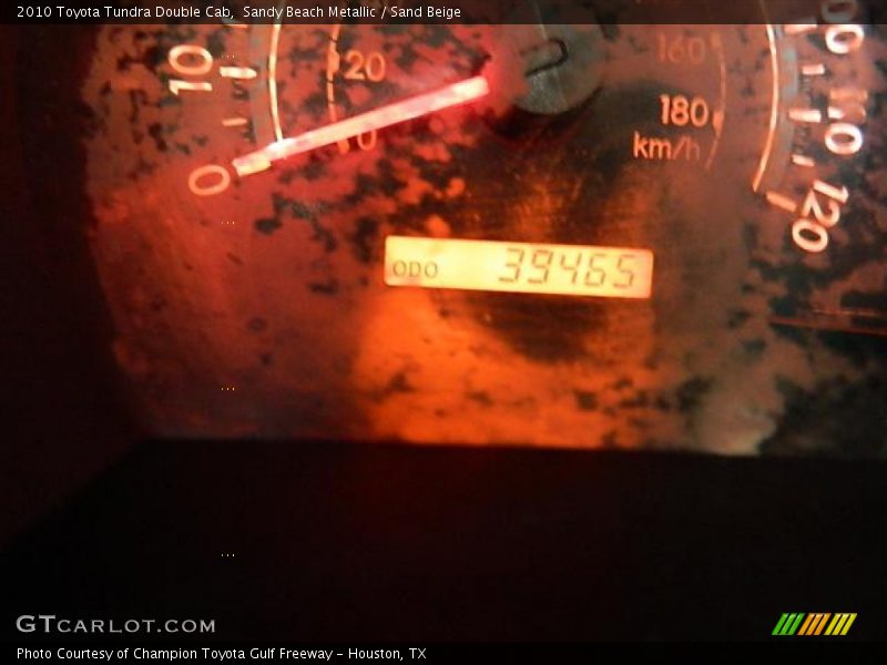 Sandy Beach Metallic / Sand Beige 2010 Toyota Tundra Double Cab