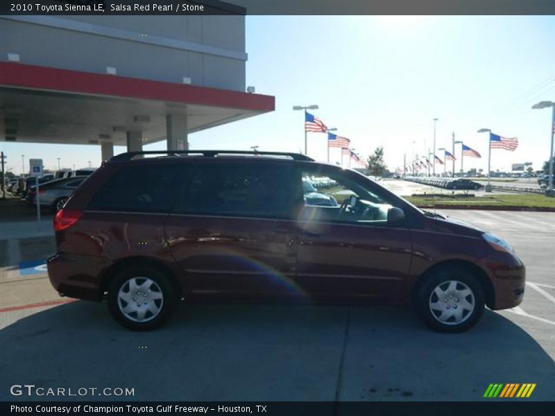 Salsa Red Pearl / Stone 2010 Toyota Sienna LE