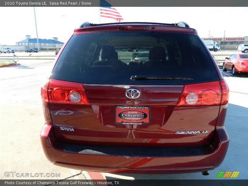 Salsa Red Pearl / Stone 2010 Toyota Sienna LE