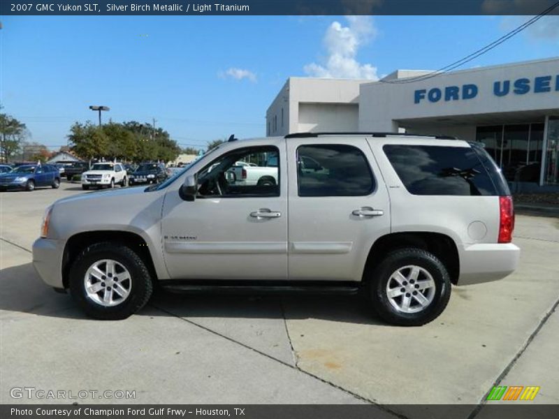 Silver Birch Metallic / Light Titanium 2007 GMC Yukon SLT