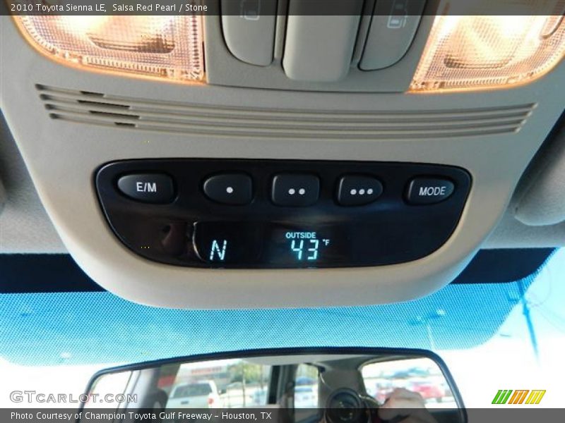 Salsa Red Pearl / Stone 2010 Toyota Sienna LE