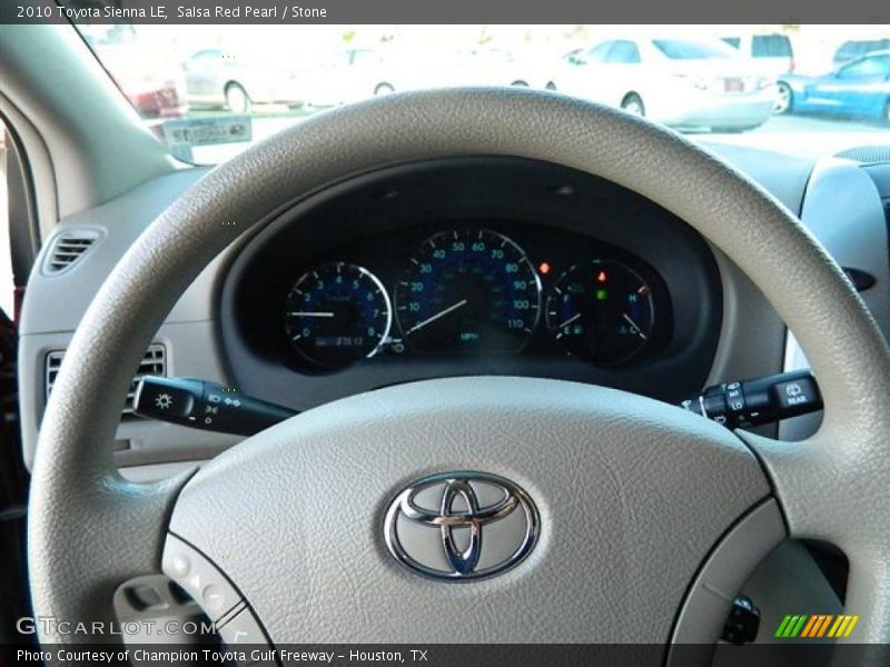 Salsa Red Pearl / Stone 2010 Toyota Sienna LE