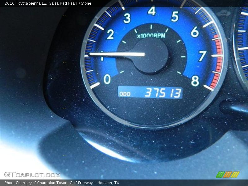 Salsa Red Pearl / Stone 2010 Toyota Sienna LE