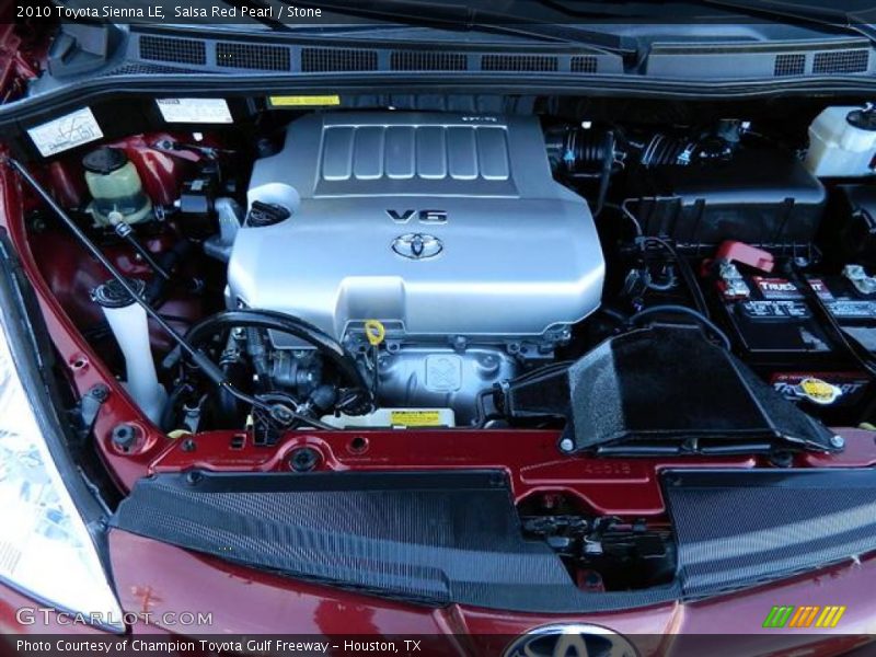Salsa Red Pearl / Stone 2010 Toyota Sienna LE