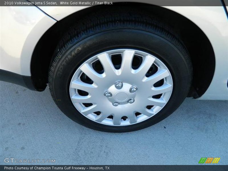 White Gold Metallic / Titan Black 2010 Volkswagen Jetta S Sedan