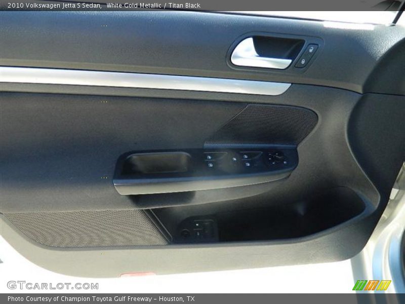 White Gold Metallic / Titan Black 2010 Volkswagen Jetta S Sedan