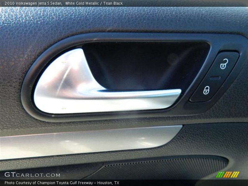 White Gold Metallic / Titan Black 2010 Volkswagen Jetta S Sedan