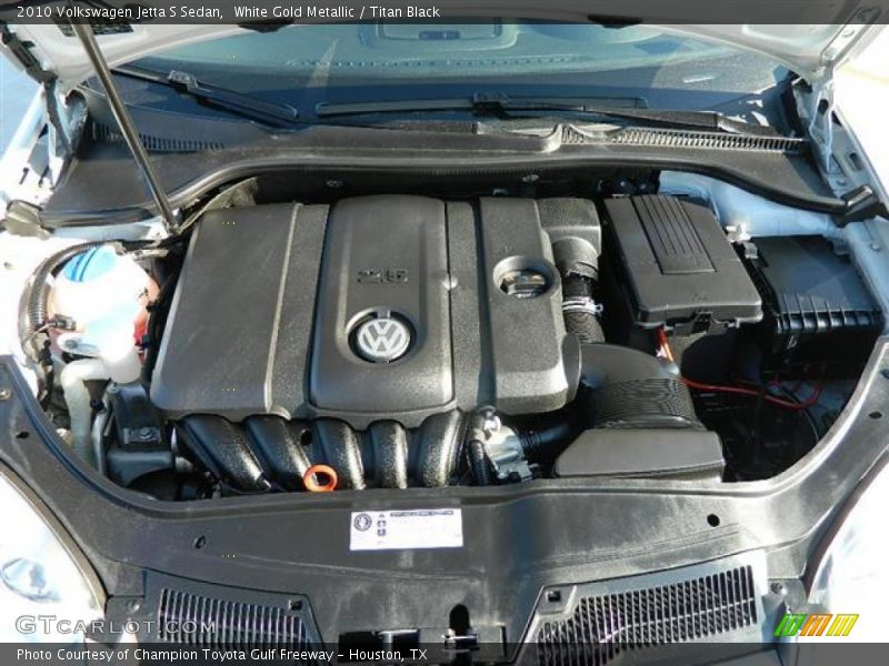 White Gold Metallic / Titan Black 2010 Volkswagen Jetta S Sedan