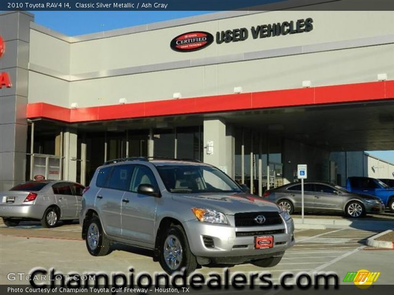 Classic Silver Metallic / Ash Gray 2010 Toyota RAV4 I4