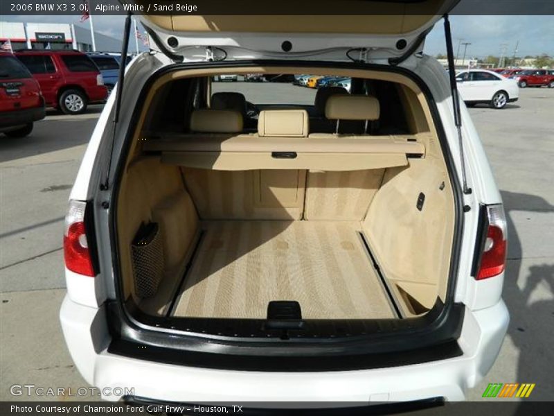 Alpine White / Sand Beige 2006 BMW X3 3.0i