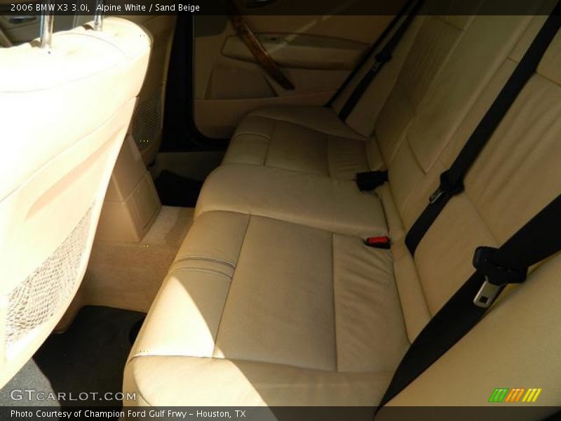 Alpine White / Sand Beige 2006 BMW X3 3.0i