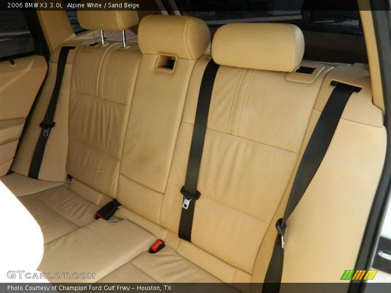 Alpine White / Sand Beige 2006 BMW X3 3.0i