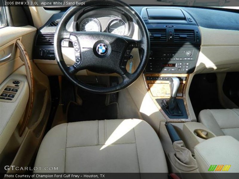 Alpine White / Sand Beige 2006 BMW X3 3.0i