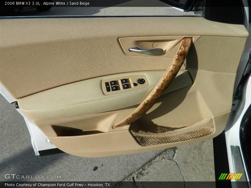 Alpine White / Sand Beige 2006 BMW X3 3.0i