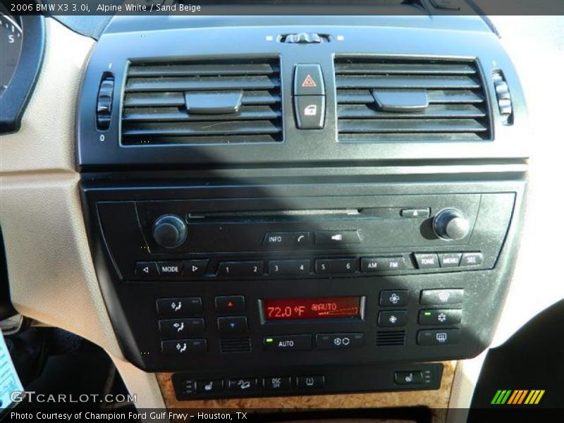 Alpine White / Sand Beige 2006 BMW X3 3.0i