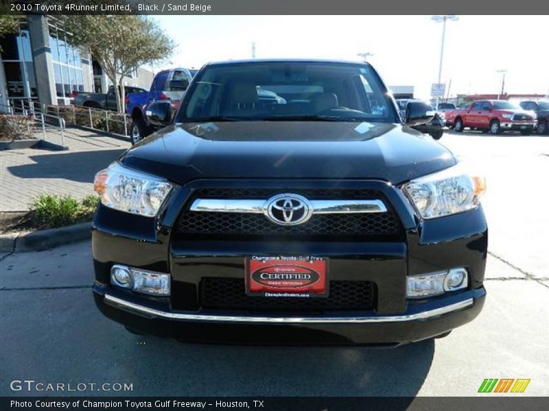 Black / Sand Beige 2010 Toyota 4Runner Limited