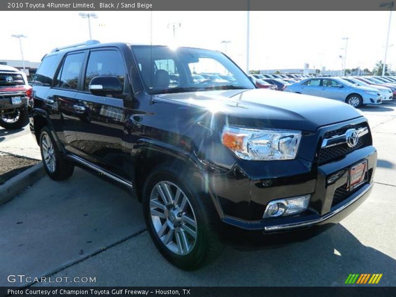 Black / Sand Beige 2010 Toyota 4Runner Limited