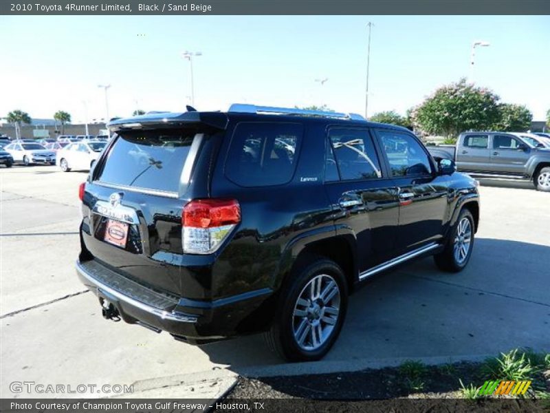 Black / Sand Beige 2010 Toyota 4Runner Limited