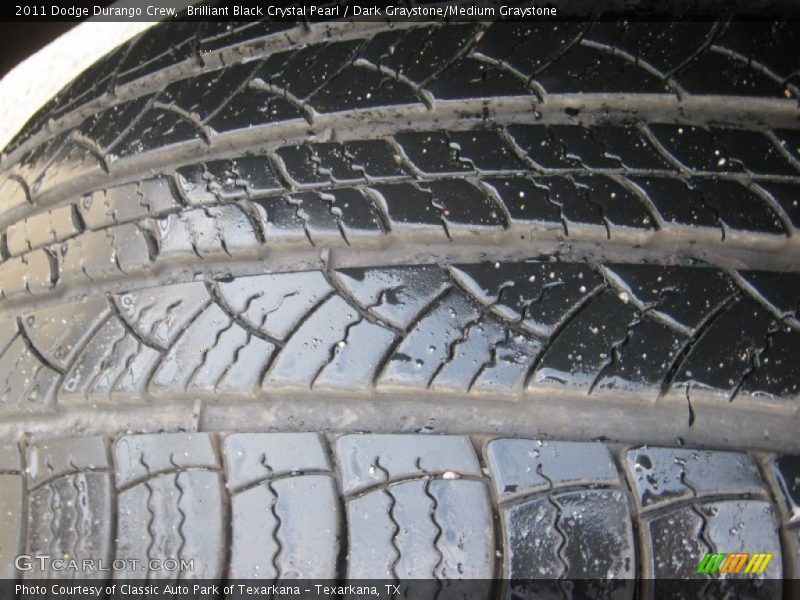 Brilliant Black Crystal Pearl / Dark Graystone/Medium Graystone 2011 Dodge Durango Crew