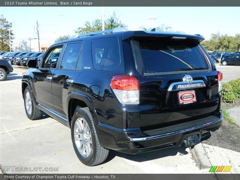 Black / Sand Beige 2010 Toyota 4Runner Limited