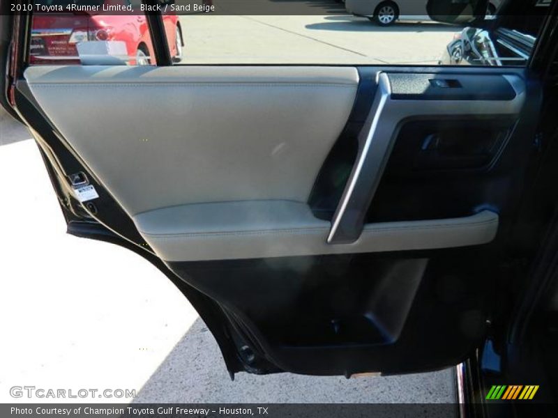Black / Sand Beige 2010 Toyota 4Runner Limited