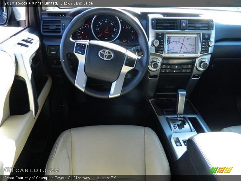 Black / Sand Beige 2010 Toyota 4Runner Limited