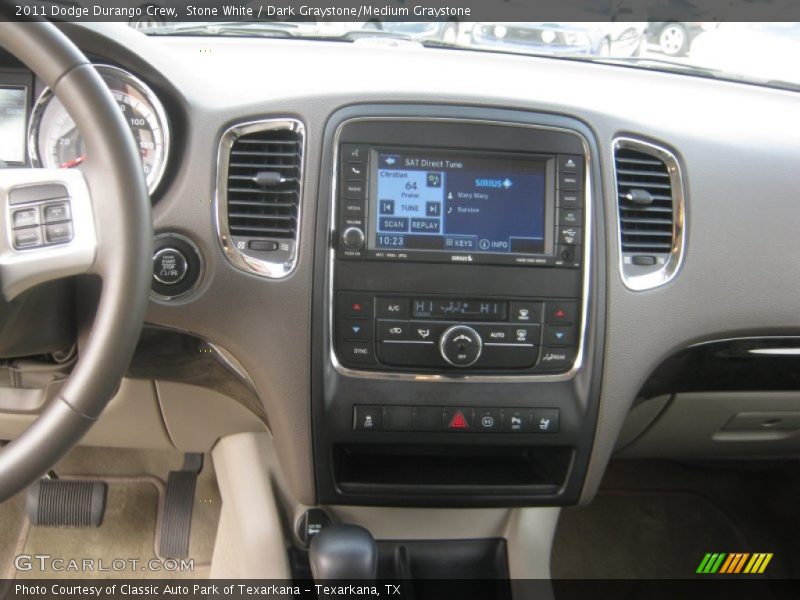 Stone White / Dark Graystone/Medium Graystone 2011 Dodge Durango Crew