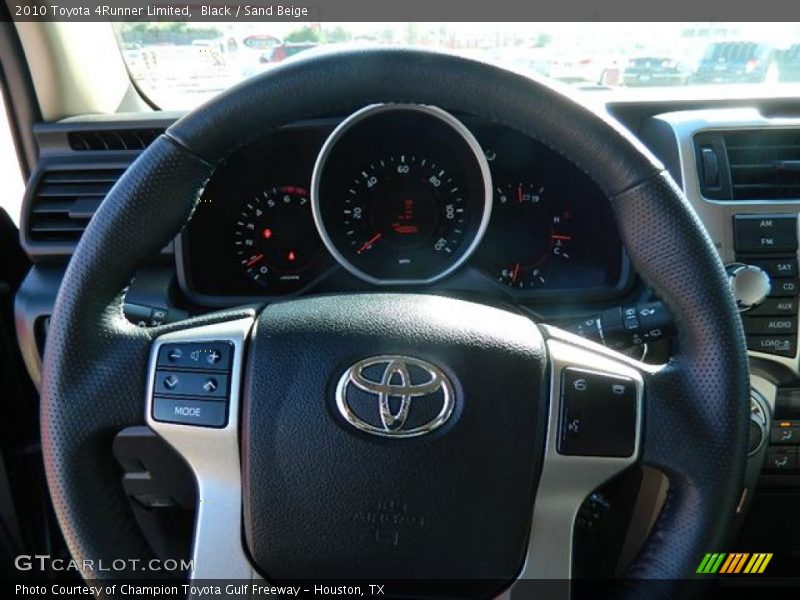 Black / Sand Beige 2010 Toyota 4Runner Limited