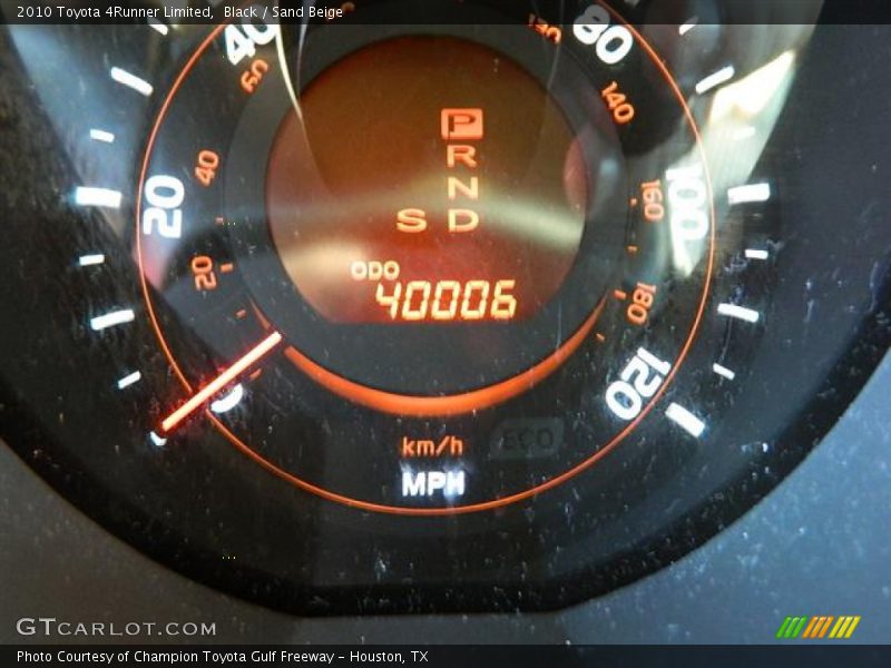 Black / Sand Beige 2010 Toyota 4Runner Limited