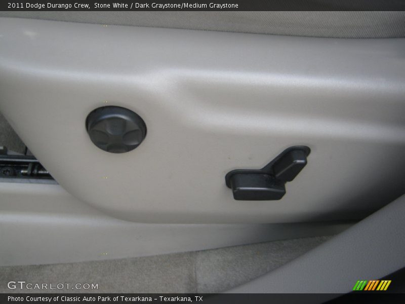 Stone White / Dark Graystone/Medium Graystone 2011 Dodge Durango Crew