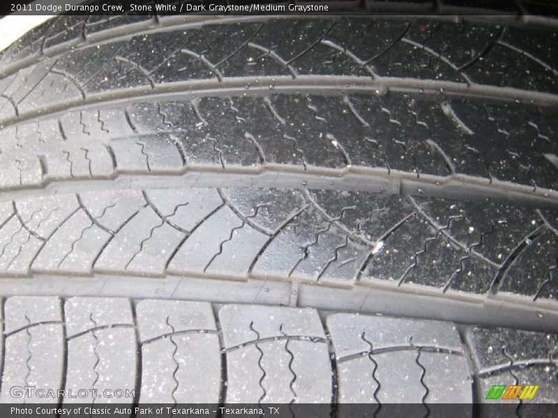Stone White / Dark Graystone/Medium Graystone 2011 Dodge Durango Crew