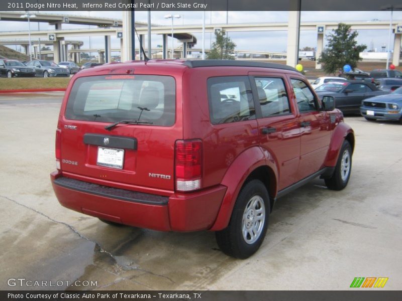 Inferno Red Crystal Pearl / Dark Slate Gray 2011 Dodge Nitro Heat